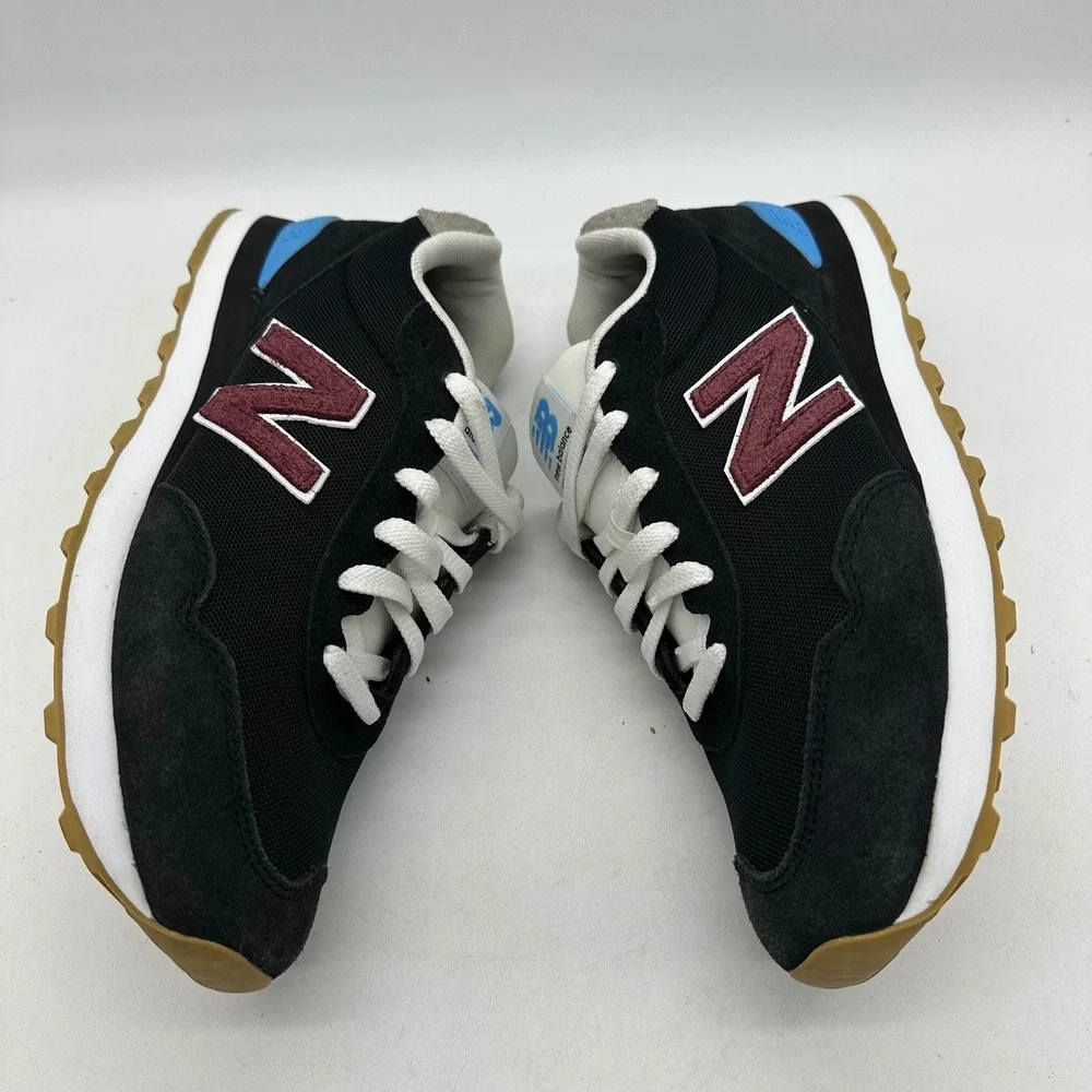 New Balance ML515BU3 Mens Size 8.5 Black Maroon Blue 515v3 Sneakers Retro Runner